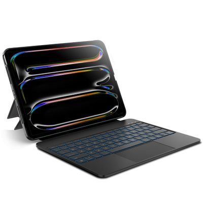 edaiser Detachable Keyboard Case for Apple 2025 iPad Air 13-inch (M3-M2) and iPad Pro 12.9-inch (6th-3rd Gen): Wireless Backlit Keyboard with Trackpad, Magnetic Protective Cover