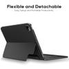 edaiser Detachable Keyboard Case for Apple 2025 iPad Air 13-inch (M3-M2) and iPad Pro 12.9-inch (6th-3rd Gen): Wireless Backlit Keyboard with Trackpad, Magnetic Protective Cover view 2