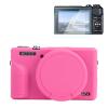 Rieibi Silicone Case for Canon G7X Mark III Case, G7X Mark III Accessories with 2 pcs sreen Protectors,Detachable Lens Cover for Canon G7X Mark III Cover view 1