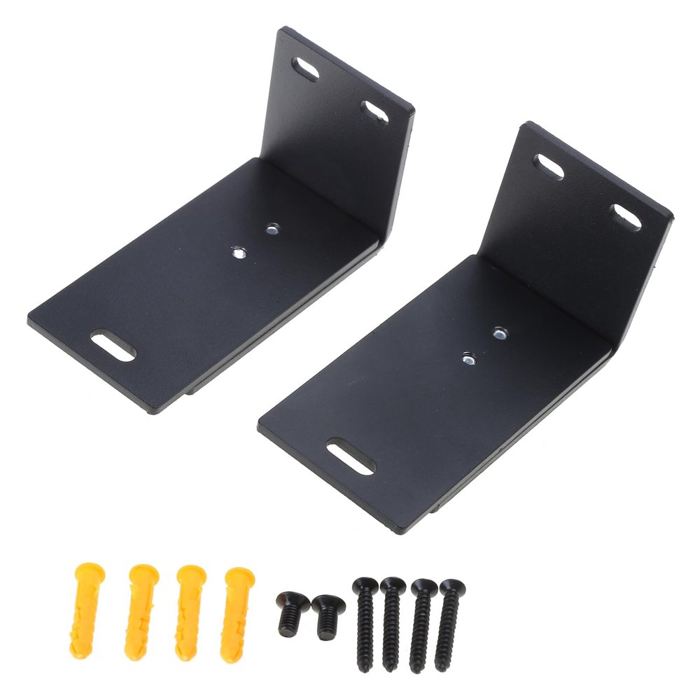 hokojix Adjustable Wall Mount Bracket Set for Soundbar Space Saving L Shaped Sliding Soundbar Mount Maximize Your Room Potential