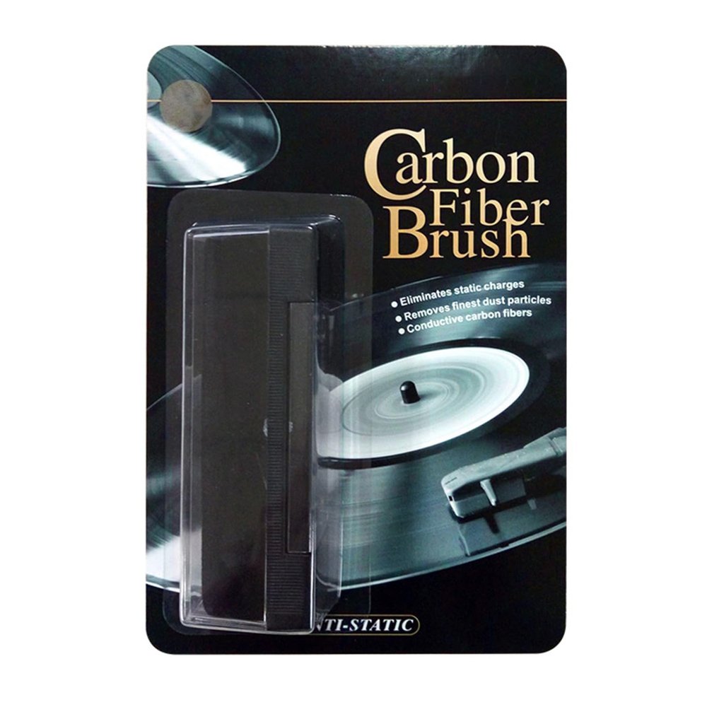 hokojix Vinyls Record Cleaning Brush Soft Velvet Record Brush, Not Scratch Your Record, Anti-Static Velvet Brush