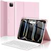 TQQ for iPad Pro 11-inch Case with Keyboard (M5 2025 / M4 2024), iPad Pro 11" (5th Generation) Keyboard Case - Magnetic Wireless Detachable Keyboard Cover with Pencil Holder (Pink) view 1