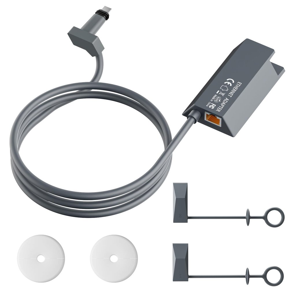 LuxiSync Ethernet Adapter for Gen 2 starlink, Designed for Gen 2 starlink, with Rectangular Satellite Antenna Wired Network Connection and RJ45 Gigabit Port