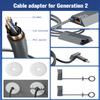 LuxiSync Ethernet Adapter for Gen 2 starlink, Designed for Gen 2 starlink, with Rectangular Satellite Antenna Wired Network Connection and RJ45 Gigabit Port view 4
