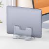 MAKEJ Vertical Laptop Stand for Transparent Desktop Holder Notebook Support for Tablet(D) view 2