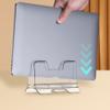 MAKEJ Vertical Laptop Stand for Transparent Desktop Holder Notebook Support for Tablet(D) view 3