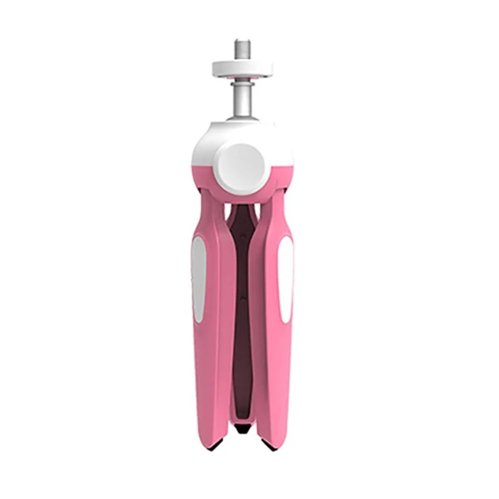 Flexible Tripod Stand Portable Foldable Mounting Screw(Pink)