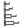 Wall-Mounted Boom 180-360 Adjustable, Requires Drilling for Installation(SH-DJ-QBZJ-38) view 2