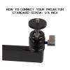 Wall-Mounted Boom 180-360 Adjustable, Requires Drilling for Installation(SH-DJ-QBZJ-38) view 3