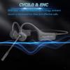 QAZITV Bone Conduction Headphones Bluetooth with mic Open Ear Wireless Headphones Noise canceling Computer headsets with mic for Clear Hand Free Calls multipoint Connection Fast Charging view 3