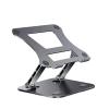 Adjustable Aluminum Alloy up to 17 inch Laptop Portable Folding Cooling Stand(Gray) view 1