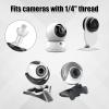 Magnetic Camera Mount, Magnetic Security Camera Mount for Cameras with 1/4 Inch Thread 360 Adjustable Magnetic Camera Mounting Base for WYZE Cam 3, Blink XT2/3 view 3