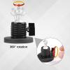Magnetic Camera Mount, Magnetic Security Camera Mount for Cameras with 1/4 Inch Thread 360 Adjustable Magnetic Camera Mounting Base for WYZE Cam 3, Blink XT2/3 view 4