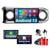 Android 13 Car Stereo Head Unit Compatible with Toyota Tacoma 2016-2023, Touch Screen Car Radio with Wireless CarPlay&Android Auto, GPS/FM/WiFi/Bluetooth, 1080P Reverse Camera, SWC (Silver, 10 Inch) view 1