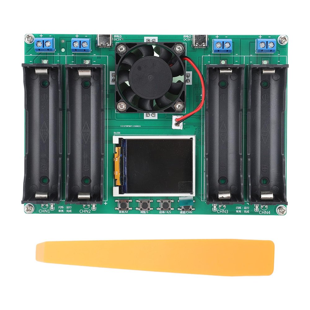MUNEFE Battery Capacity Tester, resistances Battery Tester, Lithium Battery Tester for Efficient and Comprehensive Testing of Various Batteries