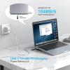 Docking Station,10 in 1 Docking Station Dual Monitor with 4k HDMI, Vga, 3xusb 3.0, Pd 100w, Ethernet, SD/TF Slots, Audio/Mic, USB Adapter for Laptop view 3