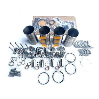 for DEUTZ BF4L1011 Rebuild Overhaul kit Pitson + Ring + crankshaft conrod Bearing + Cylinder Liner Set + Complete Gasket kit + 8 valves + Guides + Seats