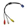 HXBER Car RCA Adapter, Car RCA Adapter VTR Cable 6 Pin Blue A/V Port Replacement for view 2