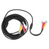 BNC Video Power Cable, 3 in 1 Video Audio Power Cord BNC,RCA,DC Connector for CCTV DVR Surveillance System (30m) view 2