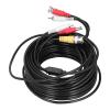 BNC Video Power Cable, 3 in 1 Video Audio Power Cord BNC,RCA,DC Connector for CCTV DVR Surveillance System (30m) view 3