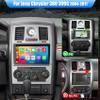 Android 13 Car Radio for Jeep Chrysler 300 300C 2004-2011 with Wireless Carplay&Android Auto Head Unit, 9 Inch 4+64GB Car Stereo with GPS Voice Control WiFi Bluetooth 5.2 EQ DSP FM Radio Backup Camera view 2