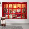 10X10ft Christmas Store Santa Claus Photo Backdrop Photography Background, Xmas Winter Gifts Backdrops Photo Booth Prop Decorations Wall Decor Banner Tablecloth view 3