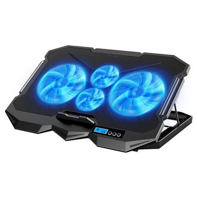 Laptop Cooling pad for Dell OptiPlex 3020M Gaming laptops, Laptop Cooler with 4 Fans, LCD Display Screen, 4 Height, 2 USB-A Port Laptop Stand