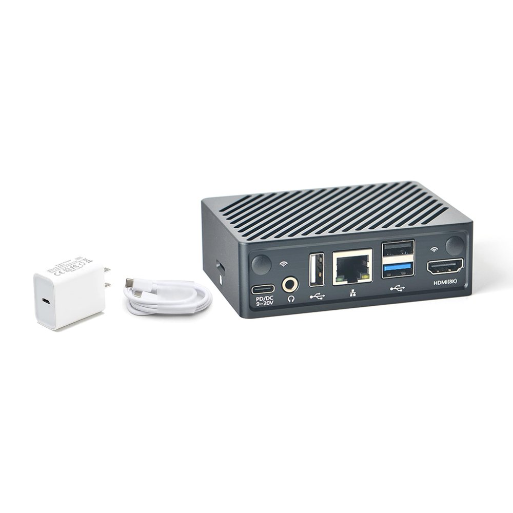 FriendlyElec NanoPi M6 Computer Mini Router OpenWRT, LPDDR5 4GB/16GB/32GB RAM, 6Tops NPU Mali-G610 GPU RK3588S SoC, for NAS, Smart Gateway and 8K Video Playing, Support Debian Ubuntu (16GB Metal Case)
