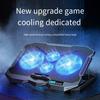Laptop Cooling pad for Dell Latitude 15 3000 Gaming laptops, Laptop Cooler with 4 Fans, LCD Display Screen, 4 Height, 2 USB-A Port Laptop Stand view 2