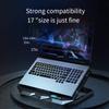 Laptop Cooling pad for Dell Latitude 15 3000 Gaming laptops, Laptop Cooler with 4 Fans, LCD Display Screen, 4 Height, 2 USB-A Port Laptop Stand view 4