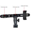 Universal Walkie-Talkie and CB Mic Holder, Cellphone GPS Bracket with Adhesive Back and Pre Drill Holes with Self-Tapping Screw for Yaesu Baofeng Kenwood Quansheng Midland Motorola view 2