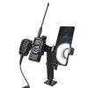 Universal Walkie-Talkie and CB Mic Holder, Cellphone GPS Bracket with Adhesive Back and Pre Drill Holes with Self-Tapping Screw for Yaesu Baofeng Kenwood Quansheng Midland Motorola view 3