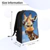 DJUETRUI Backpack for Men Women Lightweight Travel Backpack Funny Giraffe Carry On Backpack Laptop Backpack Casual Daypack view 2