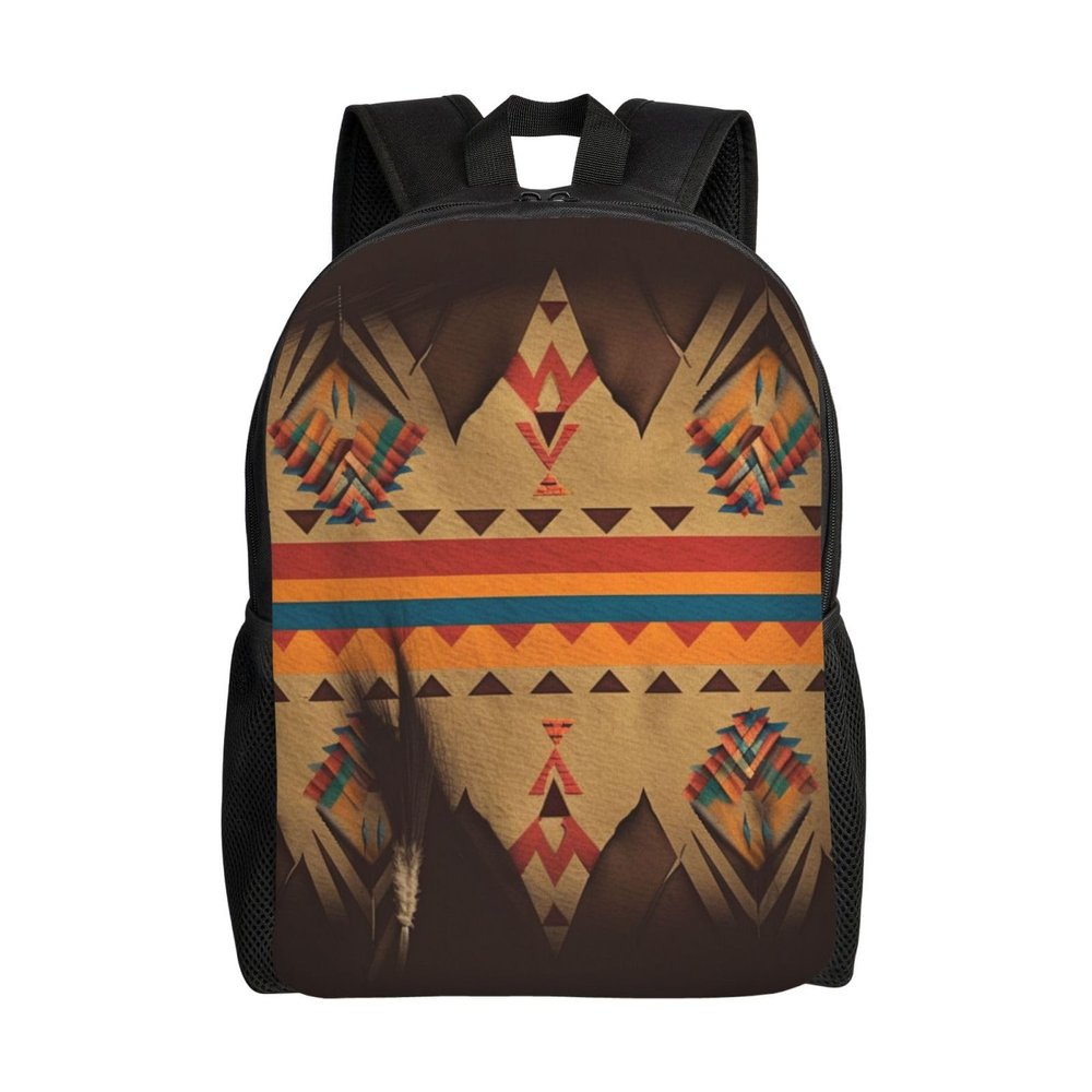 DJUETRUI Backpack for Men Women Lightweight Travel Backpack Native American Carry On Backpack Laptop Backpack Casual Daypack