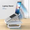 MAKEJ Laptop Stand 10 Height Levels Adjustable Laptop Mount for All Notebook Computer Holder Riser Notebook Stand(Ordinary) view 2