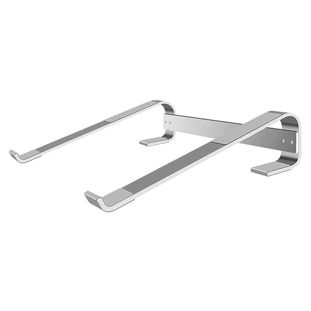 MAKEJ Adjustable Foldable Laptop Stand Computer Stand Holder Notebook PC Desk Support Bracket Non-Slip for Notebook(White-Fruit peach5)