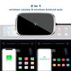 Wireless CarPlay Adapter for Apple iPhone, Android Auto Adapter, 2 in 1 Car Play Dongle view 2
