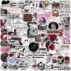 104 PCS Dark Romance Stickers, Booktok Reading Bookish Sticker for IPAD, Laptop, Ebook Readers Clear Case, Vinyl Sticker Pack for Adults, Book Lovers view 1