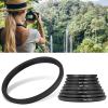 8 PCS Universal Lens Filter Adapter Set, Metal Filter Step Up Ring Set, Camera Stepping Lens Adapter Rings for Replacement view 2