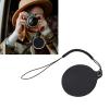 4.7cm Leather Lens Sticker with 15cm String, Instant Camera Lens Keeper Holder, Lens Holder for Mini EVO - Lens Anti Lost view 3