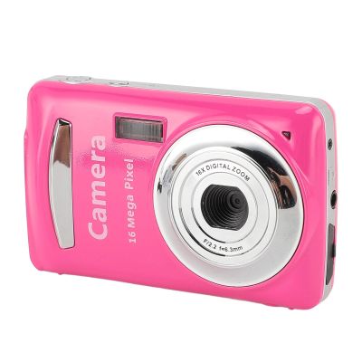 16MP 16X Zoom 1080P Digital Camera, Auto Focus Portable 2.4 Inch Screen Camera with Gyroscope Stabilization, Ideal for Travel, Social Gatherings with White Balance, Fill Light