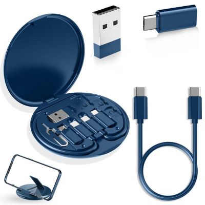 TIYEKAI 9 in 1 Cable Case, Humorous 9 in 1 Cable Case, 9 in 1 Cables Cases Kits, Cable Conversion Storage Box, For Travel Work Outdoor Business