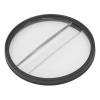 Double Half Moon Prism Special Effect Filter, Blur Zoom Center Lens for DSLR Cameras, K9 Optical Glass Camera Lens Accessories with Aluminum Frame (77MM) view 4