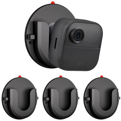 3 Pack Blink Camera Adhesive Wall Mount Bracket for Blink Mini/Mini 2 /Blink Outdoor 4 /Blink XT3/Blink Indoor Cameras/Ring Indoor Cam, VHB Stick On,No Drilling Mounting Bracket for Blink Camera