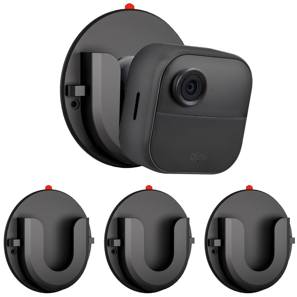 3 Pack Blink Camera Adhesive Wall Mount Bracket for Blink Mini/Mini 2 /Blink Outdoor 4 /Blink XT3/Blink Indoor Cameras/Ring Indoor Cam, VHB Stick On,No Drilling Mounting Bracket for Blink Camera