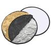 5 in 1 Collapsible Photography Reflector with Storage - Soft, Gold, Silver, White, Black Reflectors for Studio and Live Broadcast (110cm) view 1