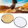 5 in 1 Collapsible Photography Reflector with Storage - Soft, Gold, Silver, White, Black Reflectors for Studio and Live Broadcast (110cm) view 3