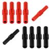 10 Pcs 4mm Female Banana Jack Brass Insulated Safety Shrouded Banana Plug Connectors Adapter view 1