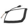 BONKZEBU 67A8J Telephone Spring Line Telephone Spring Line Universal Retractable Telephone Cord for FT450 FT817 FT817ND FT900 Microphone Wire view 1