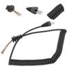 BONKZEBU 67A8J Telephone Spring Line Telephone Spring Line Universal Retractable Telephone Cord for FT450 FT817 FT817ND FT900 Microphone Wire view 4